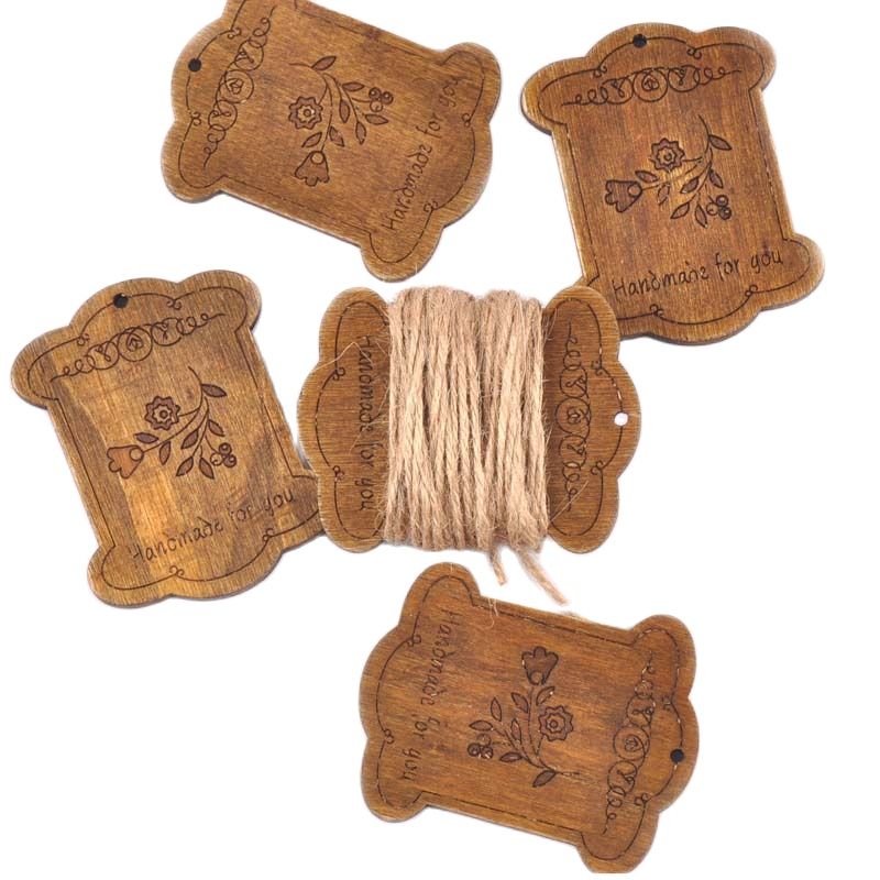 Organza Ribbon Spool - Carretéis de bobina de madeira marrom