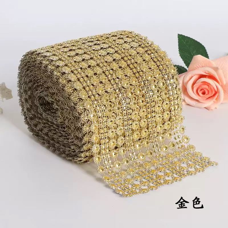 1 jarda 16 fileiras de cristal - Hotfix Rhinestone Sheet avaliação e preço