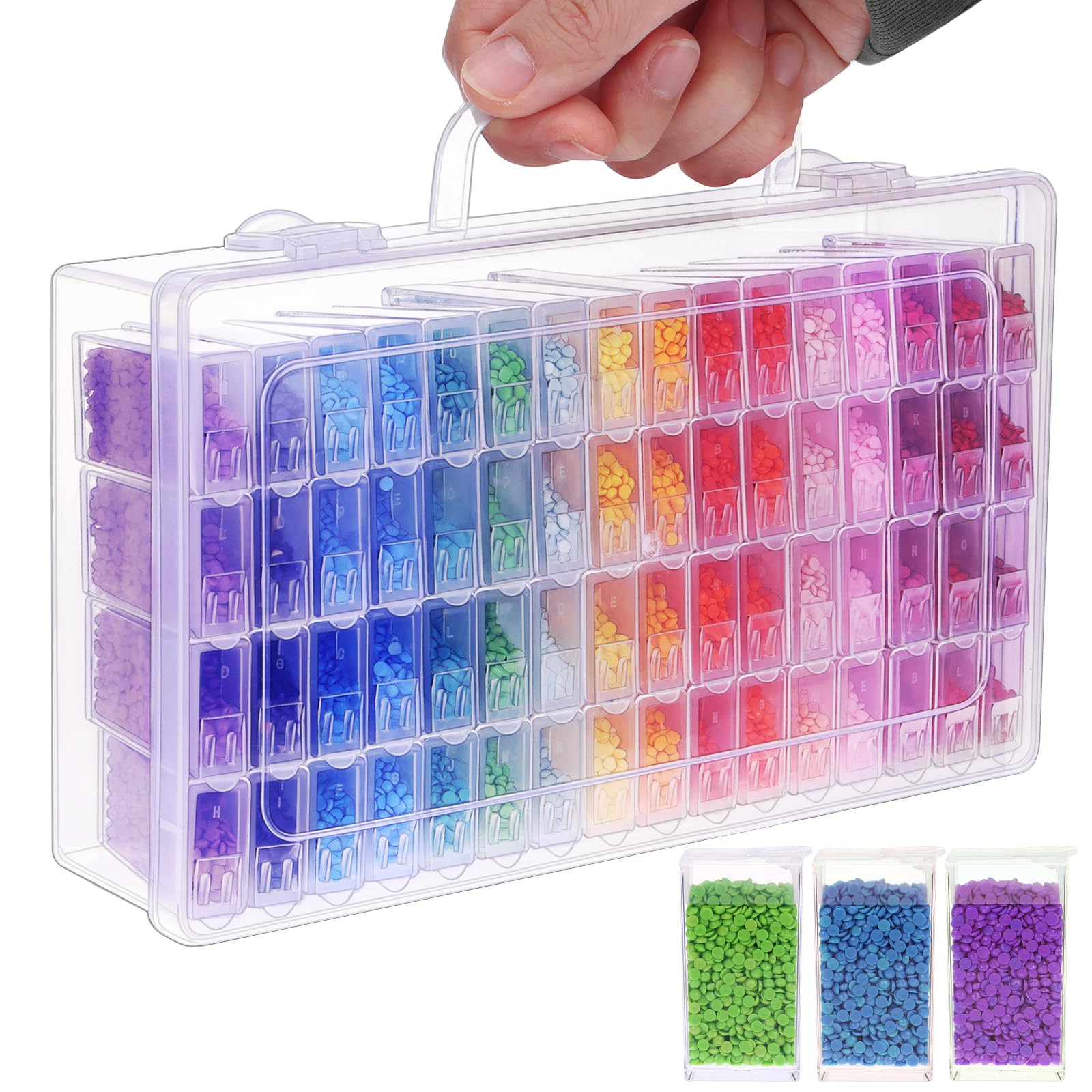 Caixa de Armazenamento para Pi - Craft Embellishment Storage avaliação e preço