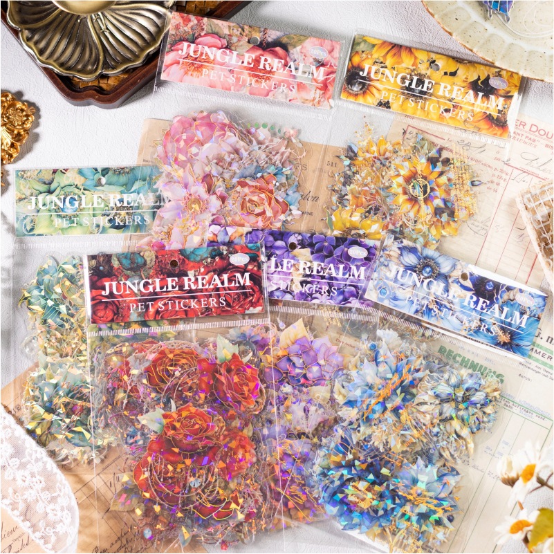 Adesivos florais perolados - 2 - Embellishment Crafts avaliação e preço