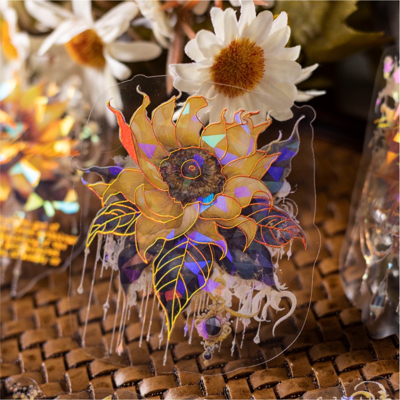 Adesivos florais perolados - 2 - Embellishment Crafts avaliação e preço