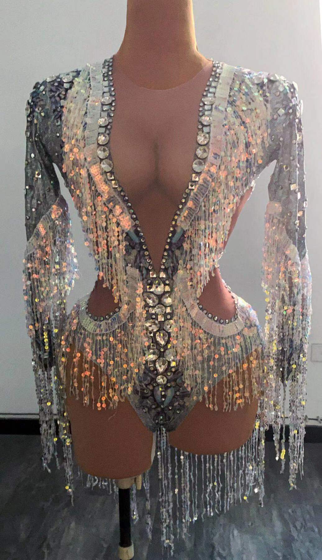 Mulheres Espumante Prata Stras - Rhinestone Banding Trim avaliação e preço