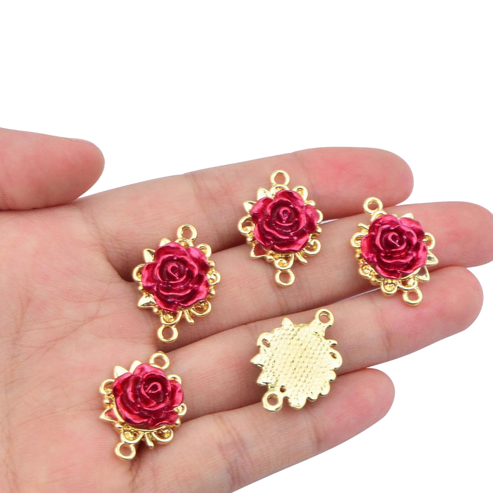 5/10 peças de Pingentes de Ros - Embellishment Crafts avaliação e preço