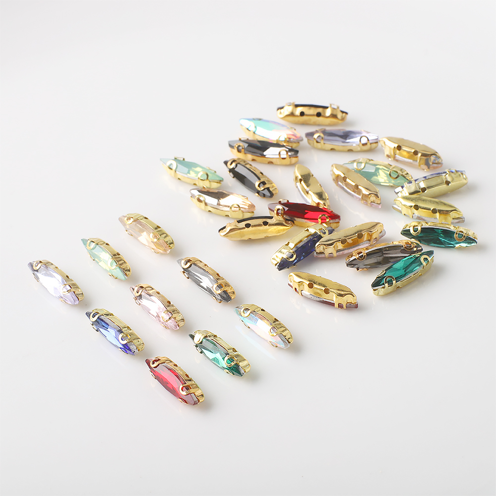 20 Peças de Cristais de Vidro  - Sew On Rhinestone avaliação e preço