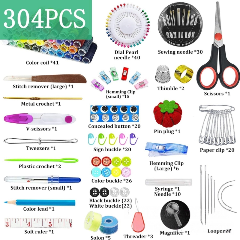 Kit de Costura Portátil de Gra - Craft Embellishment Storage avaliação e preço