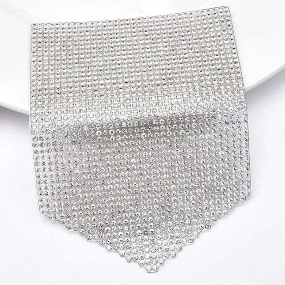 Luxo strass remendos jean appl - Hotfix Rhinestone Sheet avaliação e preço