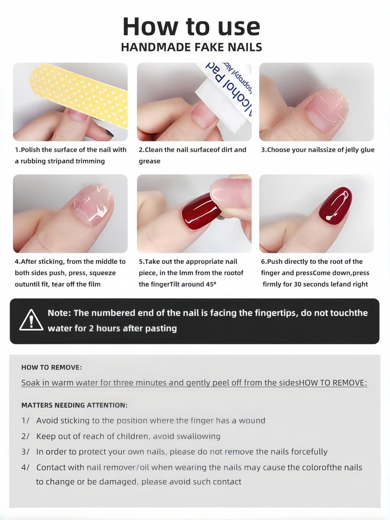 10 Peças de Unhas Artificiais  - Embroidery Embellishments avaliação e preço