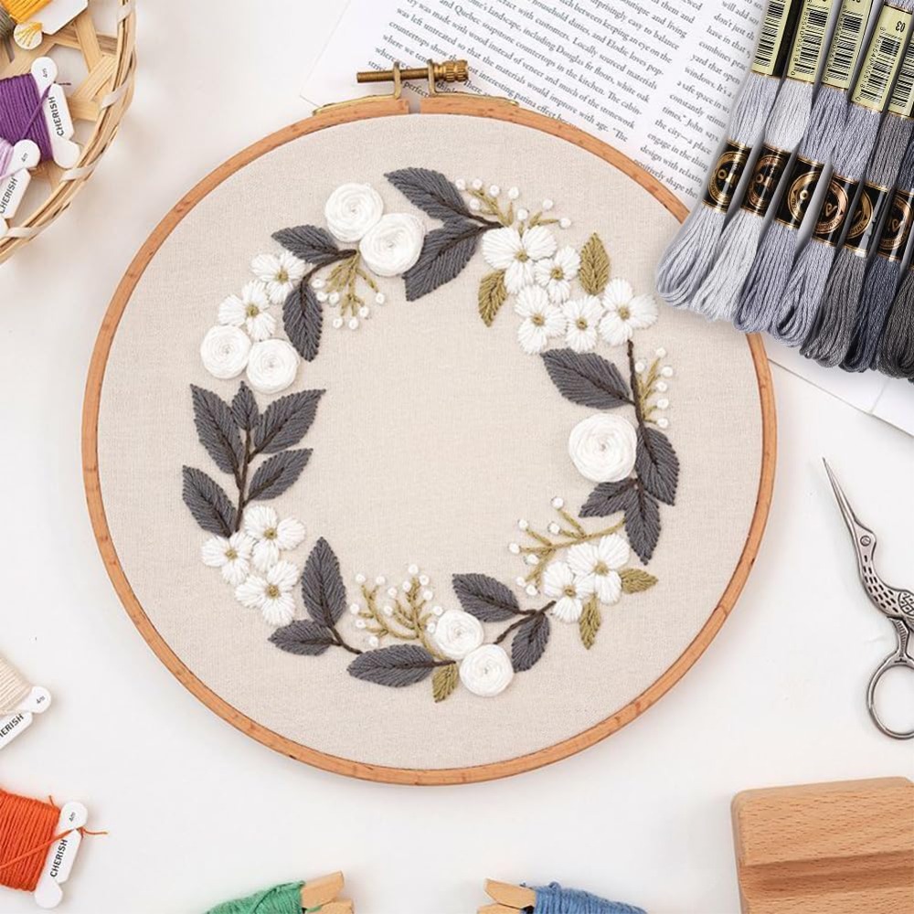 8 novelos 70 jardas pulseiras  - Embroidery Embellishments avaliação e preço