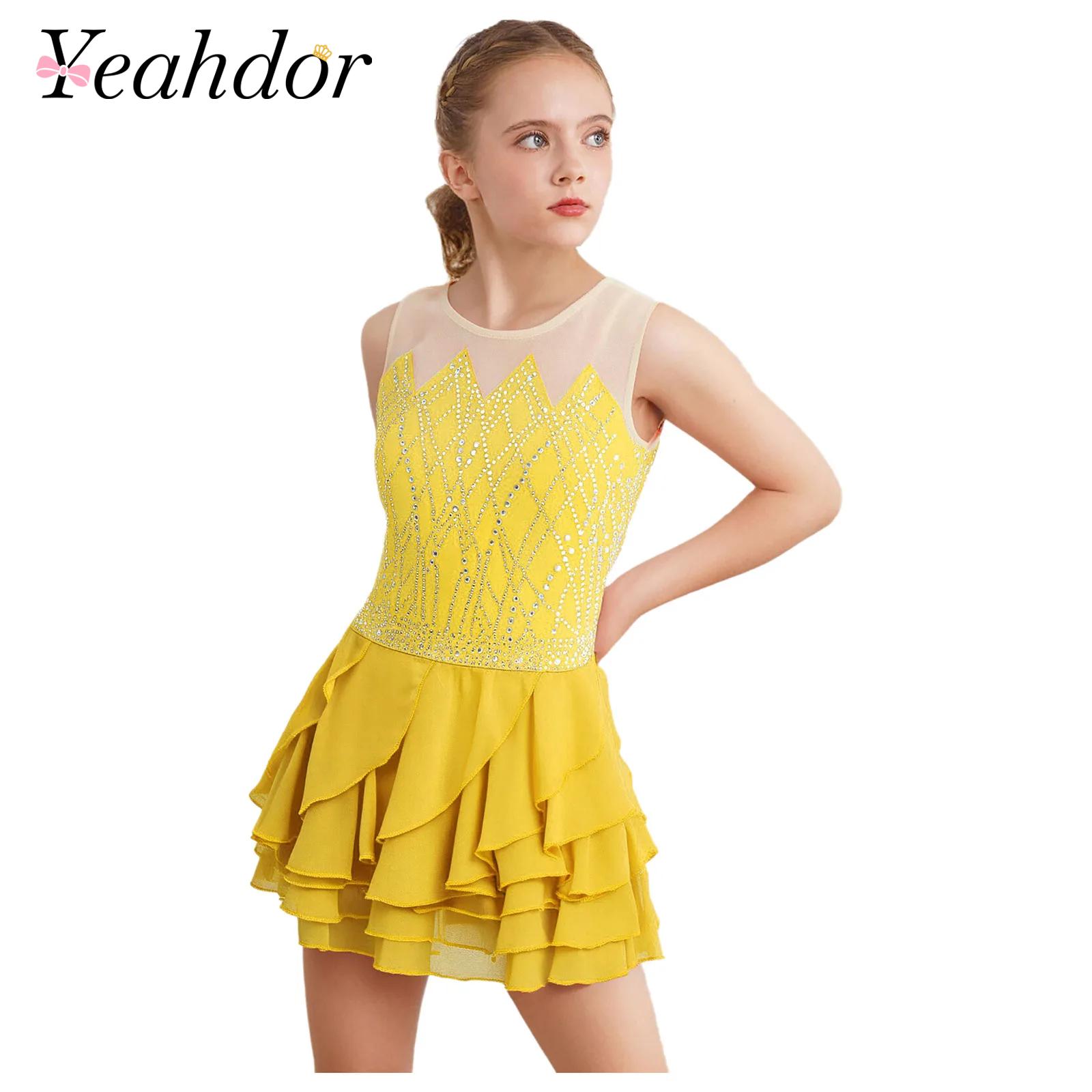 Meninas malha patinação artíst - Rhinestone Banding Trim avaliação e preço