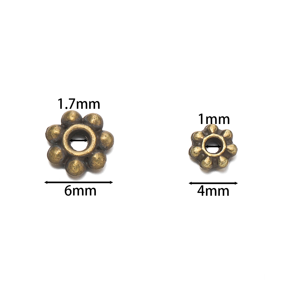 200 pçs/lote 4/6mm margarida f - Embellishment Crafts avaliação e preço